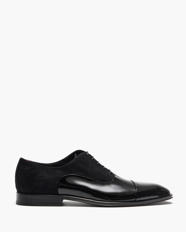 Walton Patent Black Oxford Shoes