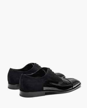Walton Patent Black Oxford Shoes