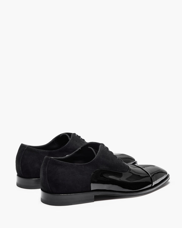 Walton Patent Black Oxford Shoes