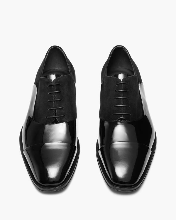 Walton Patent Black Oxford Shoes