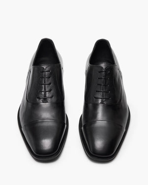 Walton Black Oxford Shoes