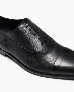 Walton Black Oxford Shoes